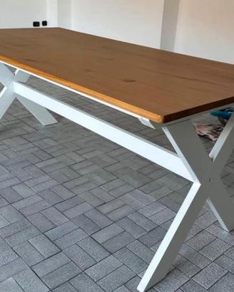 TAVOLO MODERNO IN LEGNO PER INTERNO/ESTERNO