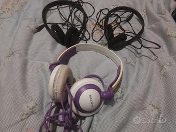 2 CUFFIE SONY MDR210 E MDR XB200/V NUOVE