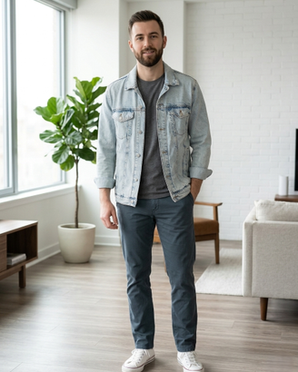 Giacca Jeans Zara uomo