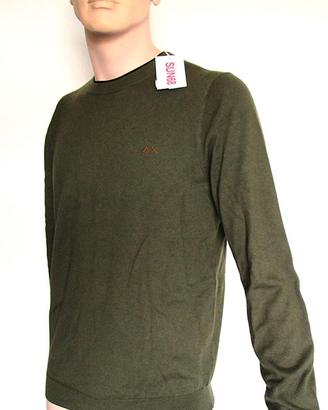 Maglia originale SUN 68 K45141/74 militare scuro M