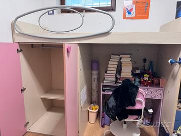 Letto e Armadio Bambina