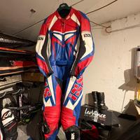 Tuta in pelle 2 pezzi IXS taglia 52