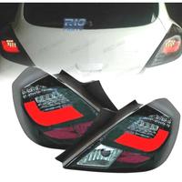 FANALI OPEL CORSA D 06-14 A LED NERO AFFUMICATO