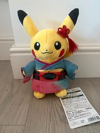 Pikachu Pokémon peluche kimono giapponese  nuovo