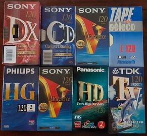 Videocassette vergini WHS 120 minuti