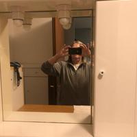 Pensile con specchio bagno