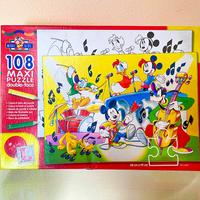 MAXI Puzzle Topolino 68x49 cm 108 pz Double-Face