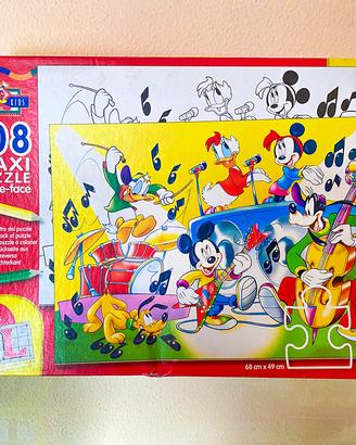 MAXI Puzzle Topolino 68x49 cm 108 pz Double-Face