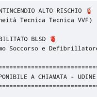Ingegnere-Addetto Antincendio Alto Rischio e BLSD