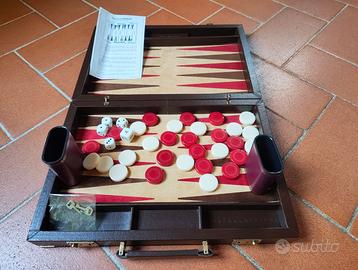 Dal Negro Backgammon valigetta similpelle 40x27