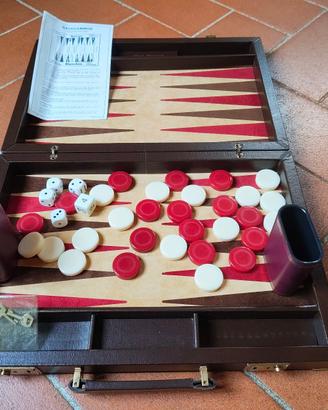 Dal Negro Backgammon valigetta similpelle 40x27