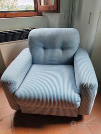 Panca vintage e poltrona 