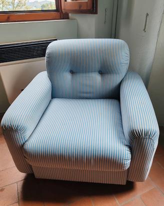 Panca vintage e poltrona 