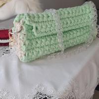 borsa realizzata con fettuccie 