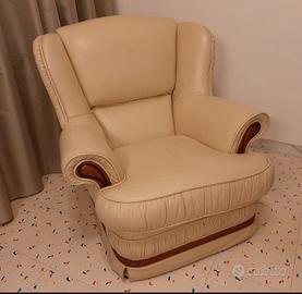 Poltrona Pelle 