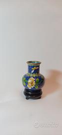 vasetto lavorazione cloisonne' 
