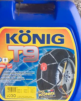 CATENE NEVE KONIG NUOVE VARIE MISURE 