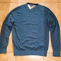 Maglione Tommy Hilfiger blu in cotone