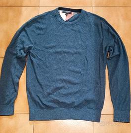 Maglione Tommy Hilfiger blu in cotone