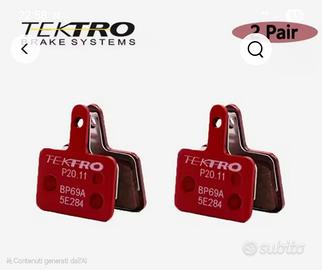 coppia pastiglie freni ebike tektro p20.11