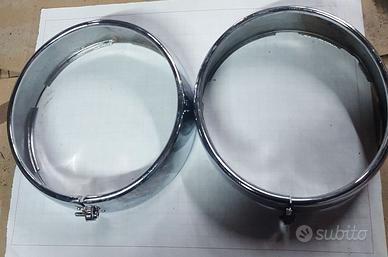 CORNICI FARO ACCIAIO CROMATO FIAT 600