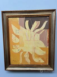 Dipinto Paolo Meneghesso opera arte moderna 1970