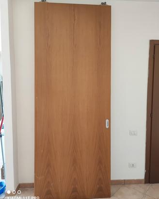 due porte scorrevoli da un metro+un metro 