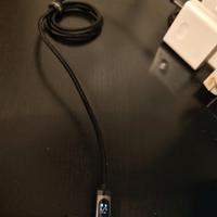 Cavo USB-C ↔ USB-C 1 m con Display Watt – Nero