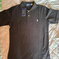 Polo nera ralph lauren