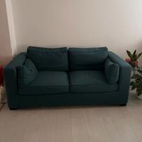 Divano letto color petrolio