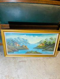 Grande Dipinto con cornice firmato A. Arquinth