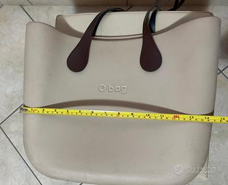 Borsa O bag grande in pelle