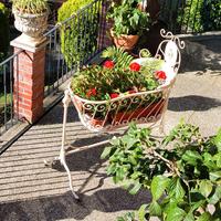 Culla Ferro Battuto Porta fiori