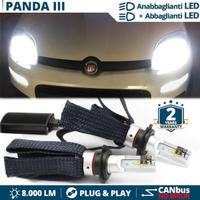 Kit LED H4 per FIAT PANDA 3 Anabbaglianti + Abbagl