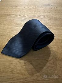 Cravatta Skelton blu con righe