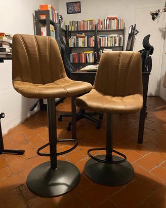 Sgabelli bar vintage regolabili
