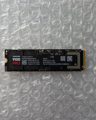 NUOVA Samsung 9100 PRO 1TB  + GARANZIA 5 Anni