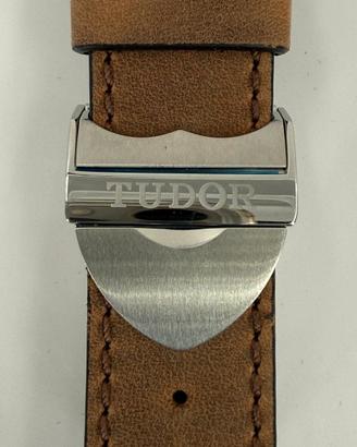 Cinturino Tudor in pelle con deployante originale