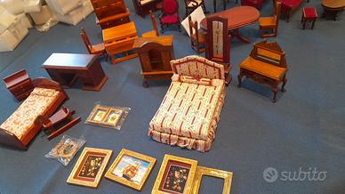 Lotto mobili casa di bambola anni 90