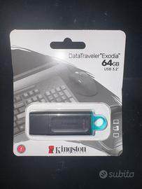 Chiavetta USB 3.2 DataTraveler Exodia da 64 GB