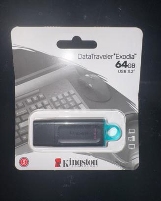 Chiavetta USB 3.2 DataTraveler Exodia da 64 GB
