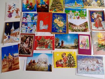 Biglietti di auguri di Natale con busta - 22 pezzi