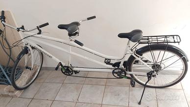 Bicicletta Tandem Cosmosport (2 Posti) – Bianca
