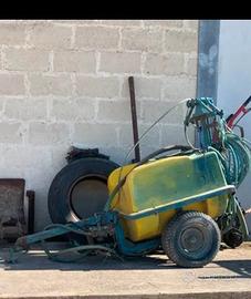 botte motocoltivatore e carrello