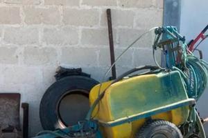 botte motocoltivatore e carrello