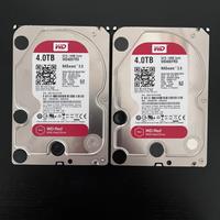 Coppia Hard Disk 4TB WD Red Nas