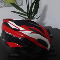 Casco Bici Zerotto - Taglia L - Rosso/Nero/Bianco