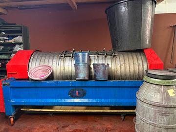 pressa torchio per uva 3500 kg orizzontale