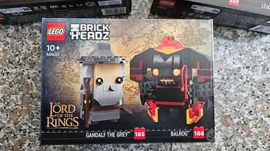 Lego brickheadz 40631 Gandalf il grigio & Balrog