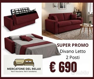 Divano letto due posti